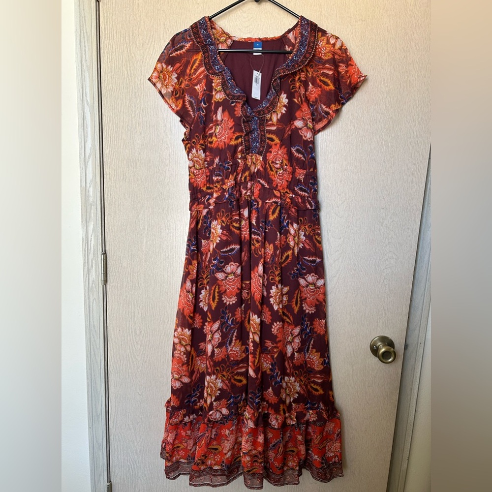 Fall Floral Dress - Old Navy size M - NWT